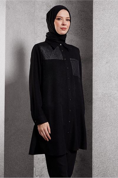 Alvina Shirt Collar Tunic 45102