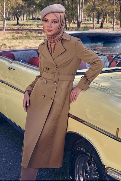 Alvina BELTED TRENCH COAT 10834