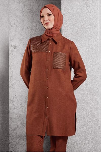 Alvina Shirt Collar Tunic 45102