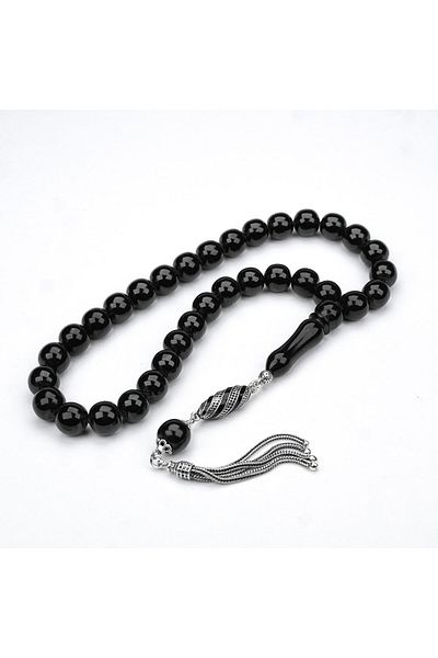 Skygo Oltu Stone Medium Size Plain Sphere Rosary