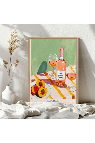 HOMEPACK Единична картина в дървена рамка, единичен плакат, картина TK/1410
