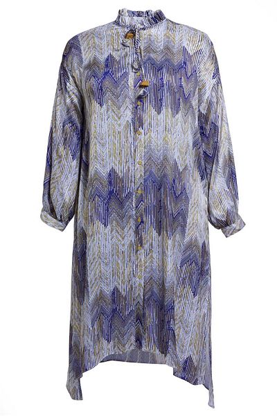 Alvina Plus Size Patterned Tunic 20521