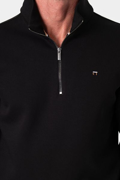 Tony Montana Βαμβακερό γιακά με μισό φερμουάρ Reguler Fit Ανδρικό φούτερ SW-1095
