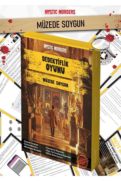 Planet Butik Detective Case Solving Game - Museum Heist