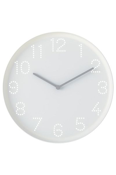 IKEA TROMMA Wall clock, white 25 cm