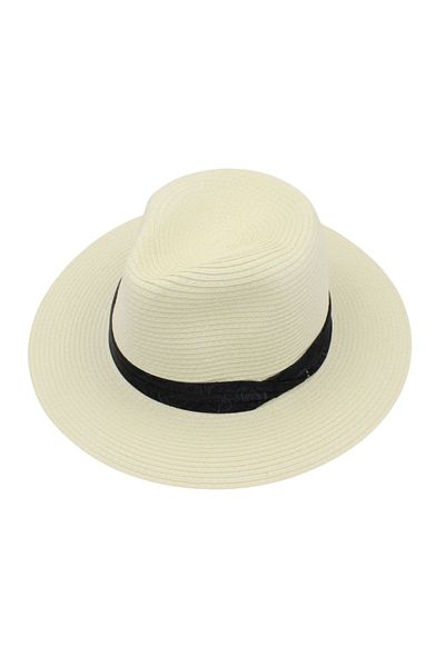 BM GİFT DESİGN Men's beach hat nature black band