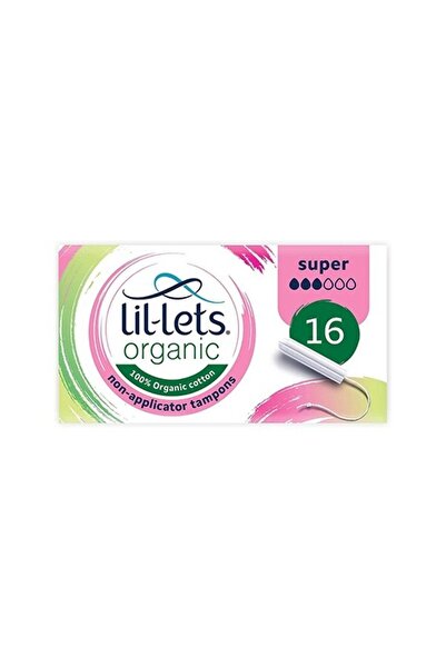 Lil-Lets , Non Applicator Super Plus Tampons, 16 Units, Pack Of 1