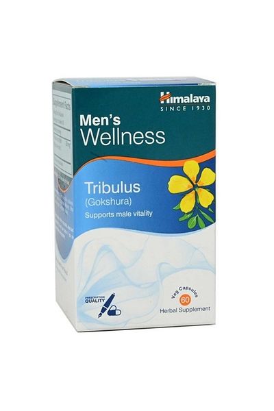 Himalaya Since 1930 Herbals Tribulus (GOKSHURA) Herbal Veggie Caps