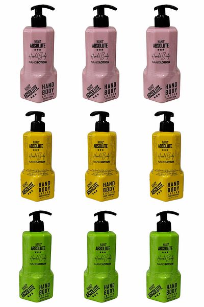 Nano Absolute 500 ml 9-Piece Skin Care Set 3 Green Peace + 3 Velvet Skin + 3 Pure Comfort