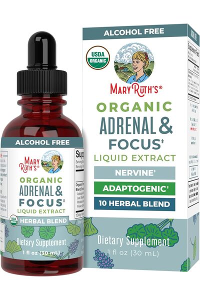 Maryruth's مكمل غذائي مُركّز للدماغ للبالغين | مُكمّل غذائي عضوي معتمد من وزا...