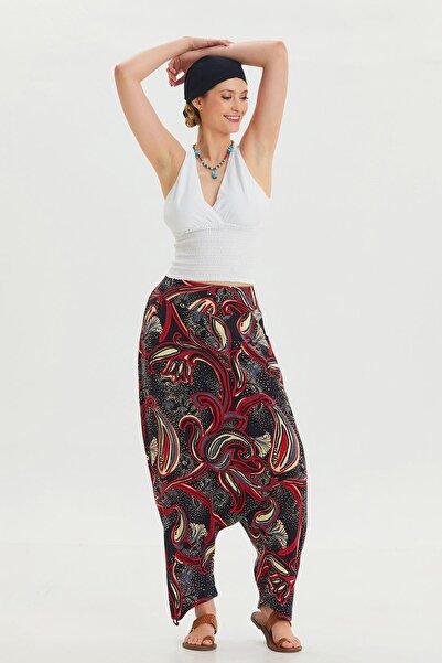 Los banditos Ethnic Trousers with Pocket Detail and Lace-Up Trousers