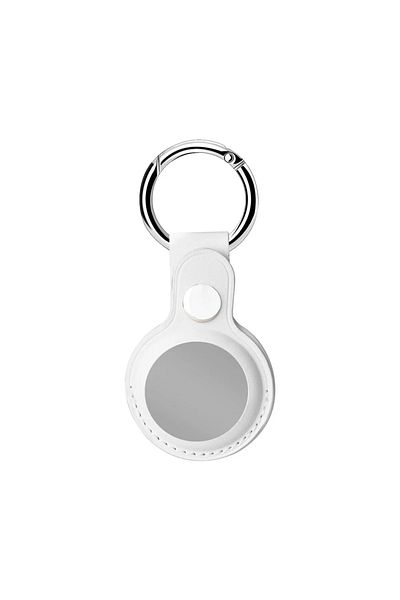 Choice B2 Leather Keychain for Apple Airtags Case Protective Cover Bumper Shell Tracker Accessories Anti-sc