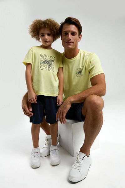 Arnetta Father Son Shorts Suit, Father and Child Pajamas Priced Separately