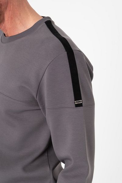 Tony Montana Ανδρικό φούτερ με κανονική εφαρμογή Crew Neck Luxury Tech Arma Printed SW-1100