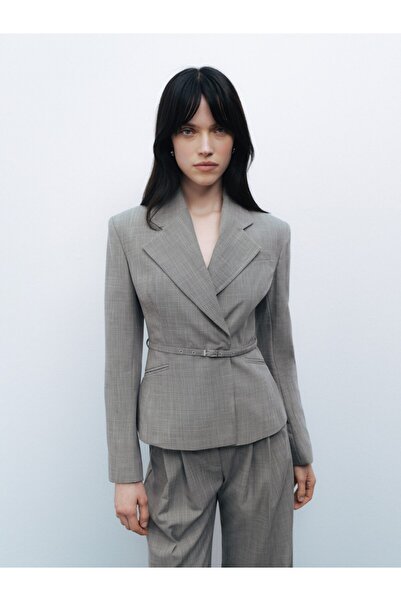 Nocturne İnce Kemerli Ceket