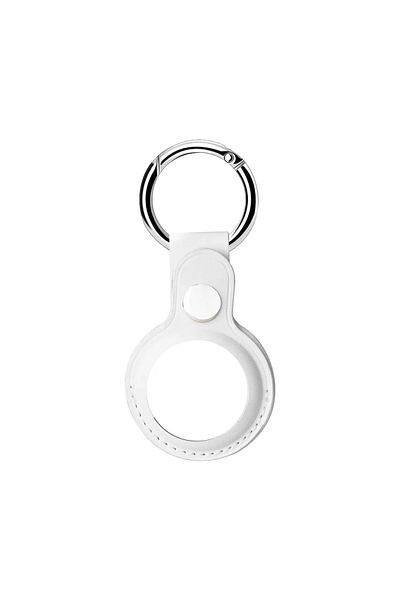 Choice A5 Leather Keychain for Apple Airtags Case Protective Cover Bumper Shell Tracker Accessories Anti-sc