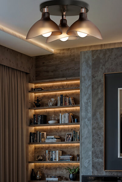 Genel Markalar ESTA ÜÇLÜ PLAFONYER AVİZE BAL