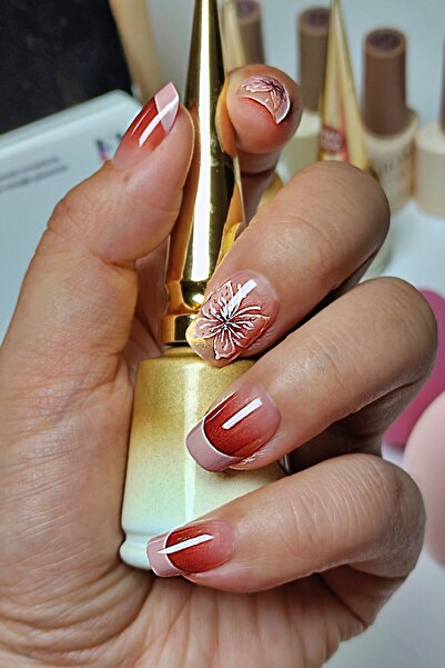 Easy Beauty 24 Adet Protez Görünümlü Takma Tırnak Seti Çift Taraflı Bant Törp...