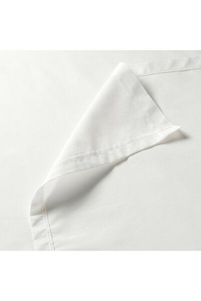 IKEA ULLVIDE White Sheet – Soft & Breathable Lyocell Cotton Blend (150x260 cm)