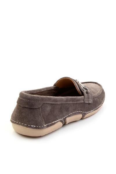 Bambi Vizon Leather Kadın Loafer Ayakkabı K01028130601