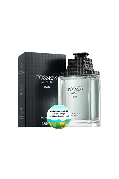 Oriflame SET Parfum Possess Absolute Man 75 ml + Insigna Dactylion