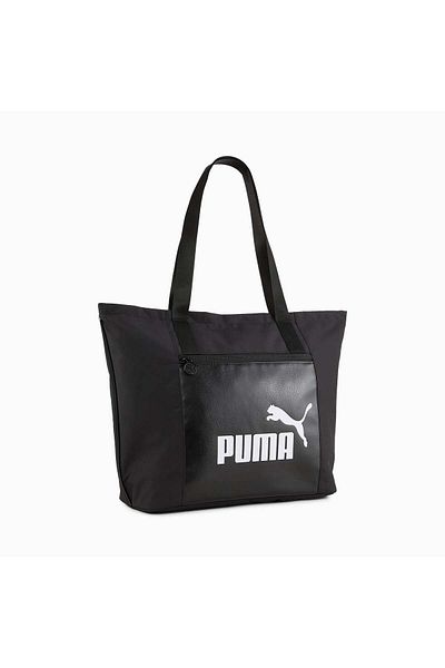 Puma Geantă neagră pentru cumpărături pentru femei Campus ( 091294 -01)