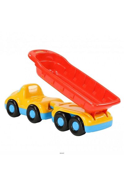 Basic Fun شاحنة قلابة نصف مقطورة للأطفال 48486 Polesie