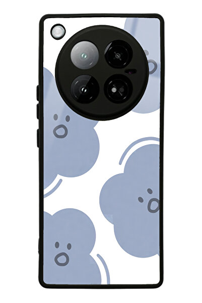 Spoyi حافظة هاتف انفينيكس زيرو 40 4G لامعة بتصميم وجه سحابي