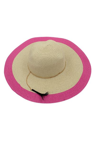 BM GİFT DESİGN Women's beach hat nature gold chain