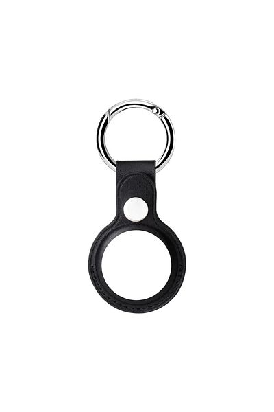 Choice A2 Leather Keychain for Apple Airtags Case Protective Cover Bumper Shell Tracker Accessories Anti-sc