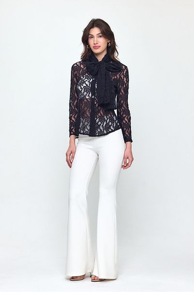 Laranor Cardigan din dantelă cu detaliu șal Kimono-cardigan Zi - Noapte - Beach Chic 25l8016