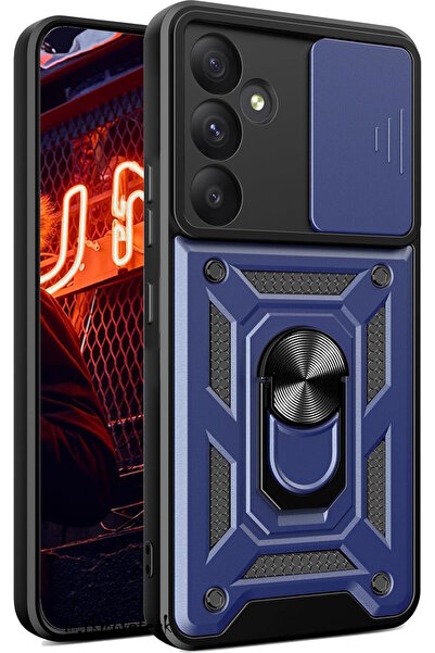 m.tk moveteck Samsung Galaxy A56 Kılıf Kamera Korumalı Sürgülü Yüzüklü Standl...