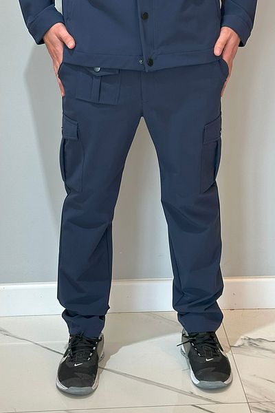 REMSA Ανδρικό παντελόνι Snap 24720 Navy Blue