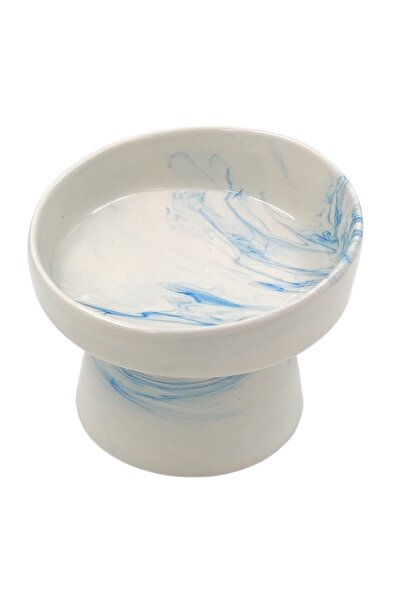 Genel Markalar Seramik Eğimli Yüksek Kedi Ve Köpek Mama Su Kabı