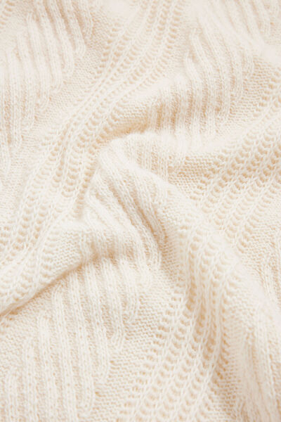 W Collection EKRU BİSİKLET YAKA UZUN KOLLU KAZAK