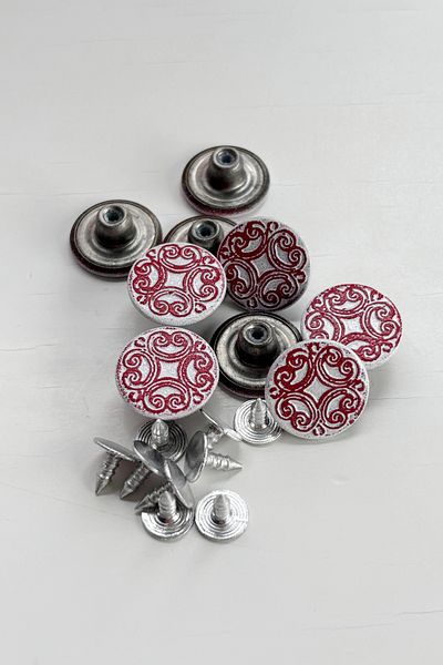 BERRİN AKSESUAR 17mm Colorful Fixed Jeans Denim Jacket Button 10 Pcs