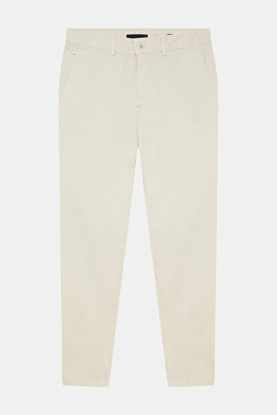 W Collection بنطال رياضي بأرجل أنبوبية باللون البيج