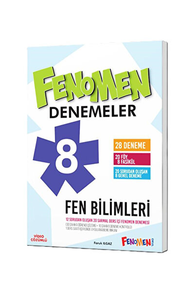 fenomen okul FENOMEN 8 DENEMELER FEN BİLİMLERİ (28 DENEME)
