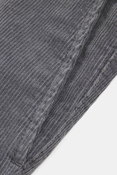 W Collection ANTRASİT BORU PAÇA FİTİLLİ SPOR PANTOLON