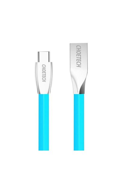 CHOETECH Charging Cable USB A to Type-C Support QC 3.0 - 1.2 Meter - 2.4 A - Blue - YM0427