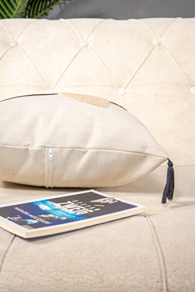 Bade Design 2'li Bohem Punch Kırlent ,Dekoratif, Yastık Kılıfı Çok Tercih Edilen (KETEN KUMAŞ) KİTAP HEDİYELİ