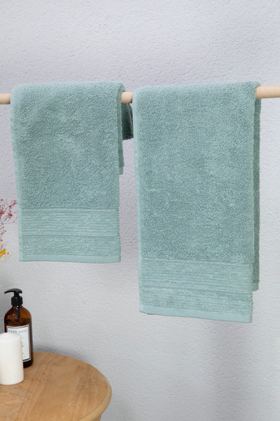 FAVORA NewNoa 2-панельний рушник для обличчя 50x90 - зелений