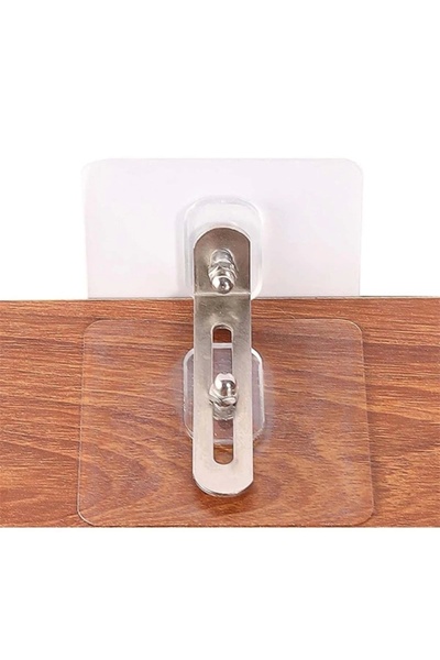 Yenimiyeni Yapışkanlı Demir Kilitli Eşya Sabitleme Güvenlik Aparatı 1 Set