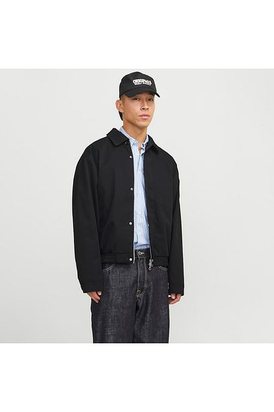 Jack & Jones Ανδρικό μαύρο μπουφάν Islington (12272890-B)