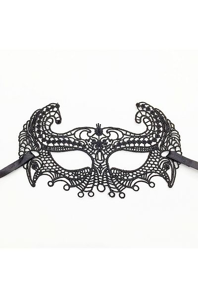 Skygo Lace Party Prom Mask with Black Color Ears