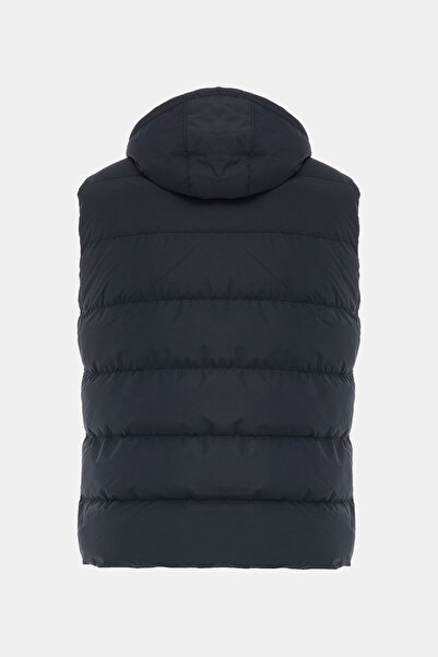 W Collection Dark Blue Zippered Vest