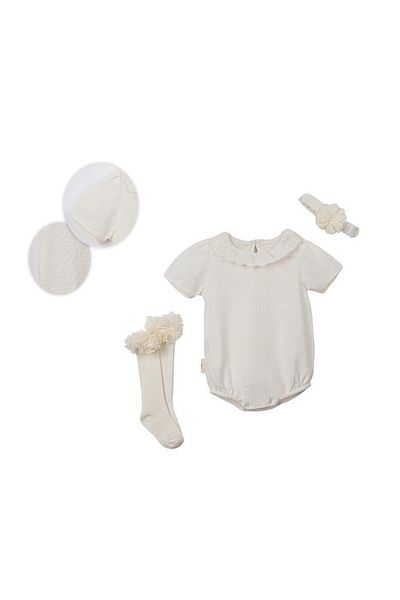 Necix's Fisto Collar Short Sleeve Body Band Socks Set