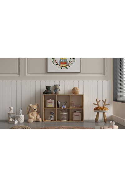 ESYAH Oyuncak Dolabı - Çok Amaçlı Dolap-safir Meşe