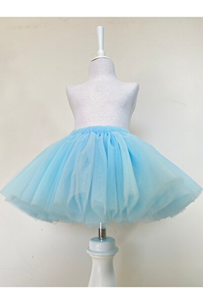 MODA BEBE MAVİSİ TÜTÜ ETEK (KABARIK, HAYAL TÜL)