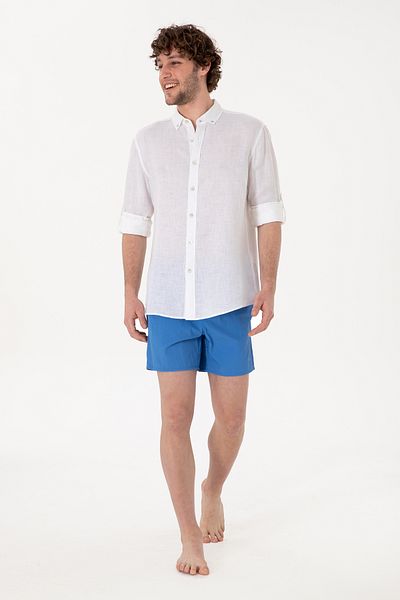 U.S. Polo Assn. Men's Indigo Swim Shorts 50300032 -Vr028